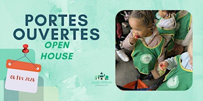 Image principale de Garderie Jardin William Daycare - Portes ouvertes / Open House