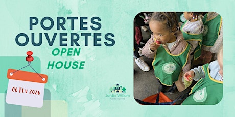 Garderie Jardin William Daycare - Portes ouvertes / Open House primary image