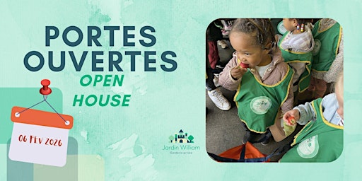 Image principale de Garderie Jardin William Daycare - Portes ouvertes / Open House