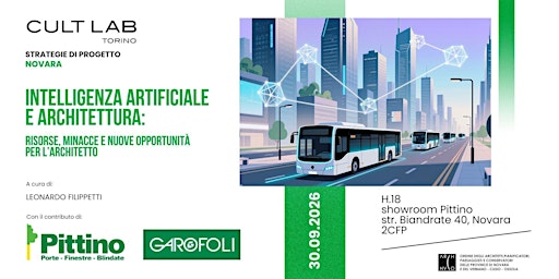 Image principale de STRATEGIE DI PROGETTO NOVARA: INTELLIGENZA ARTIFICIALE E ARCHITETTURA