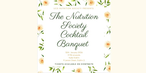 Image principale de Nutrition Society Cocktail Banquet