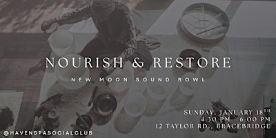 Image principale de New Moon at Haven | NOURISH + RESTORE