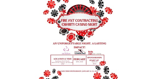 Image principale de Partner With Us: Fire Ant Contracting Casino Night Sponsorships