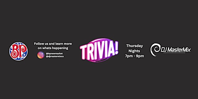 Image principale de Welcome to Thursday Night Triva at Boston Pizza Newmarket!