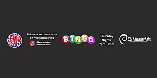 Welcome to Thursday Night Bingo at Boston Pizza Newmarket! primary image