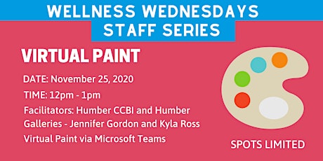 Principal's Office Wellness Wednesdays Series - Virtual Paint primary image