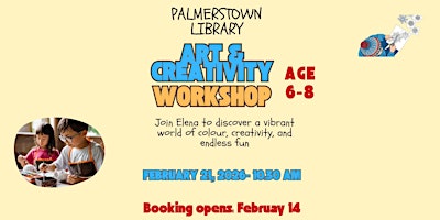 Image principale de ART & CREATIVITY WORKSHOP