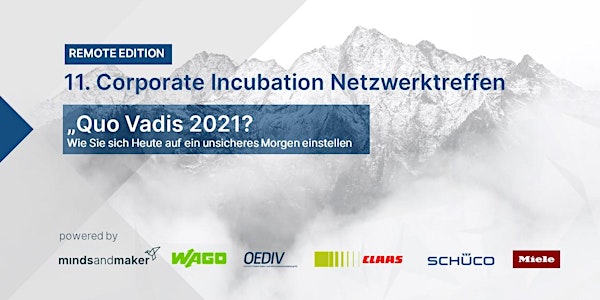 11. Corporate Incubation Netzwerktreffen (Remote Edition)