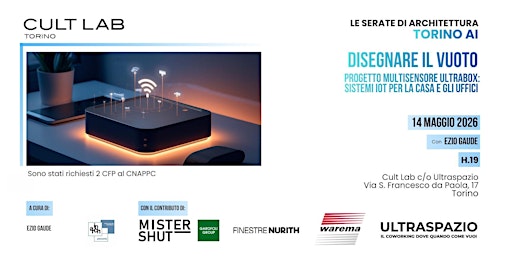 Image principale de SERATE DI ARCHITETTURA TORINO AI: DISEGNARE IL VUOTO