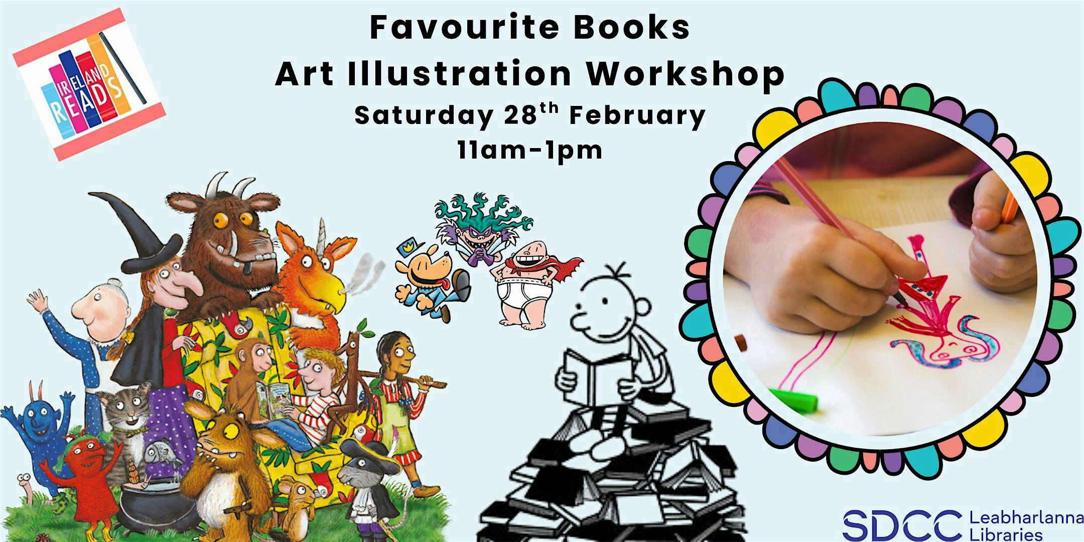 Favourite Book Art Illustration Workshop 1