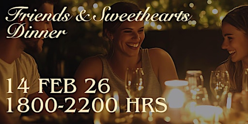 Image principale de Valentines Day Friends and Sweethearts Dinner