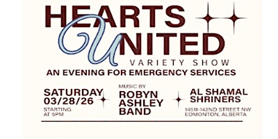 Image principale de Fundraiser - United Hearts Variety Show