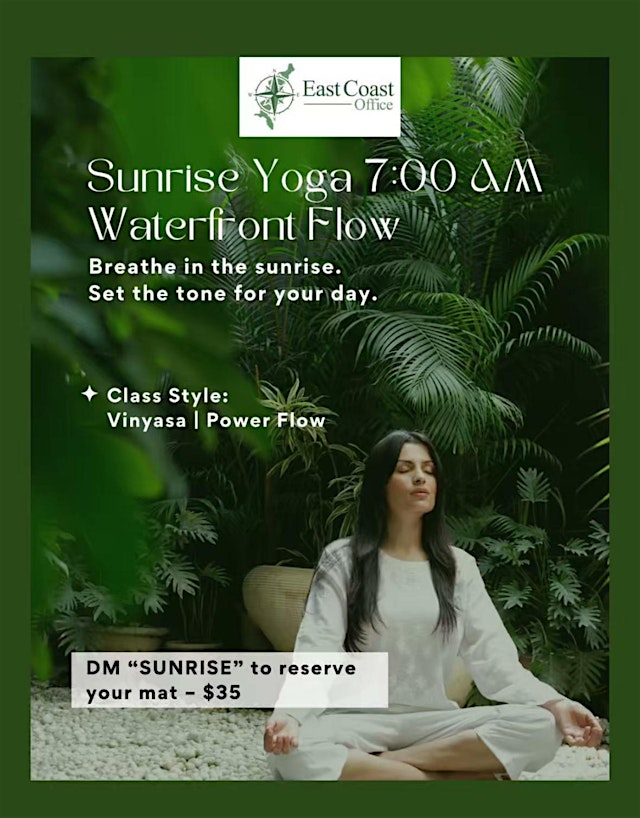Image principale de Rise & Flow: Sunrise Yoga – East Coast