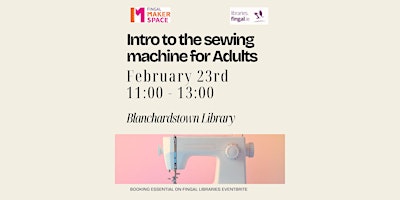 Image principale de Intro to the Sewing Machine for Adults