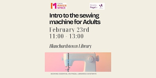 Image principale de Intro to the Sewing Machine for Adults