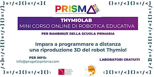THYMIOLAB: mini corso online di robotica educativa