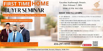 Image principale de First Time Home Buyer Seminar