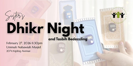 Image principale de UNMYC Sister's Dhikr Night and Tasbih Bedazzling