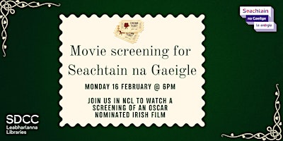 Image principale de Movie Screening for Seachtain na Gaeigle