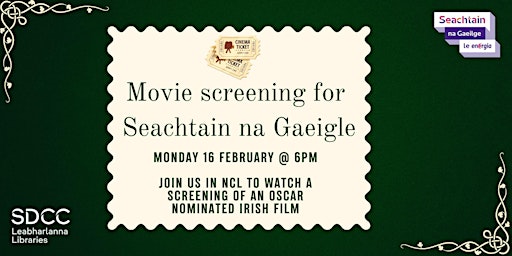 Image principale de Movie Screening for Seachtain na Gaeigle