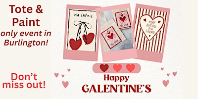 Image principale de Coffee, Friends & Tote Bag Painting – Galentine’s in Burlington