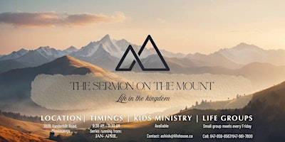 Image principale de The Sermon on the Mount Sunday Series
