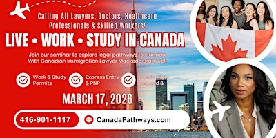 Image principale de Your Pathway to Canada: Live, Work & Study