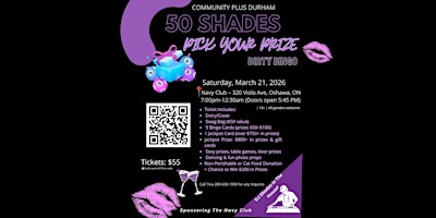 Image principale de 50 SHADES OF FUN -BINGO -PICK YOUR PRIZE