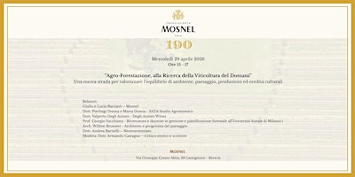 Image principale de “Agro-Forestazione, alla Ricerca della Viticoltura del Domani”