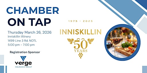 Chamber on Tap - Inniskillin Winery primary image