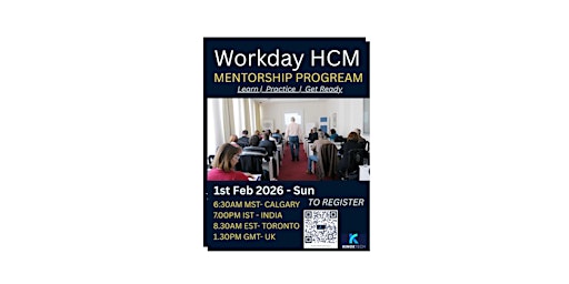 Image principale de Workday HCM Mentorship Program