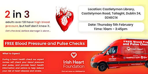 Image principale de Free Blood Pressure Checks (no need to book, just come along)