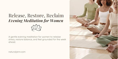 Image principale de Evening Meditation for Women: Release, Restore, Reclaim