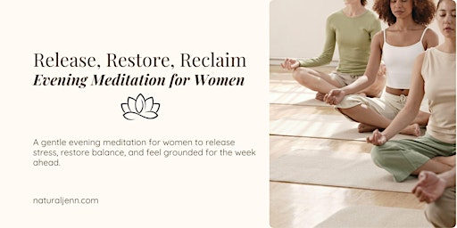 Image principale de Evening Meditation for Women: Release, Restore, Reclaim