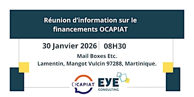Image principale de Réunion d'information sur les financement OCAPIAT