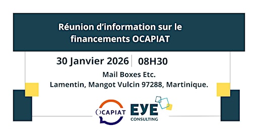 Image principale de Réunion d'information sur les financement OCAPIAT