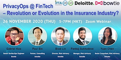 PrivacyOps @ FinTech – Revolution or Evolution in the Insurance Industry? primary image