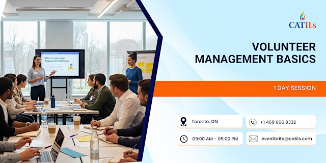 Hauptbild für Volunteer Management Basics: 1 Day Session in Toronto
