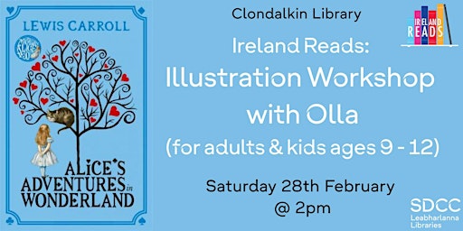 Image principale de Irelands reads: illustration workshop with Olla(adults and children)