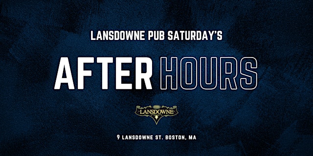 Image principale de After Hours: Noah Kahan Afterparty @ Lansdowne Pub