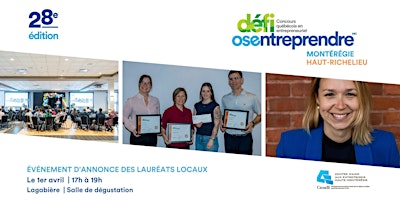 Image principale de Défi OSEntreprendre - Annonce des lauréats du Haut-Richelieu (28e édition)