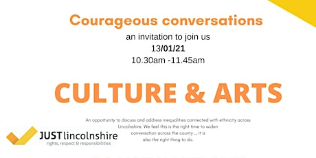 Courageous conversations culture and arts primary image
