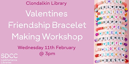 Image principale de Valentines Friendship Bracelets Workshop (ages 8-12)