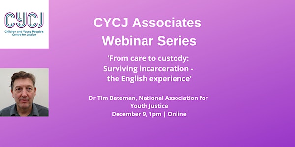 From care to custody: Surviving incarceration - the English experience