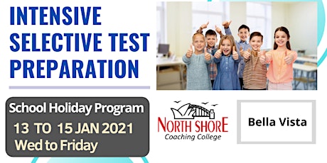 Selective Test Intensive Preparation - Holiday Program primary image