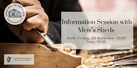 JustBe information session with the Men’s Sheds Association