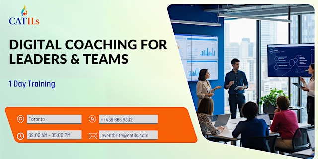 Image principale de Digital Coaching for Leaders & Teams: 1 Day Training in Toronto