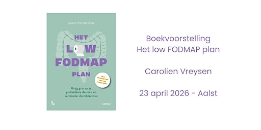Image principale de Boekvoorstelling Het low FODMAP plan