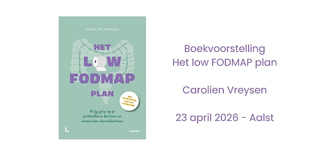 Image principale de Boekvoorstelling Het low FODMAP plan