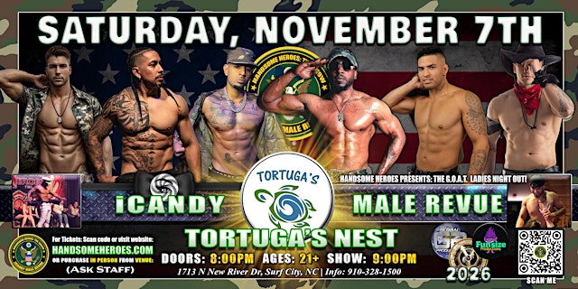 Image principale de Surf City, NC - iCandy Male Revue @ Totuga's Nest